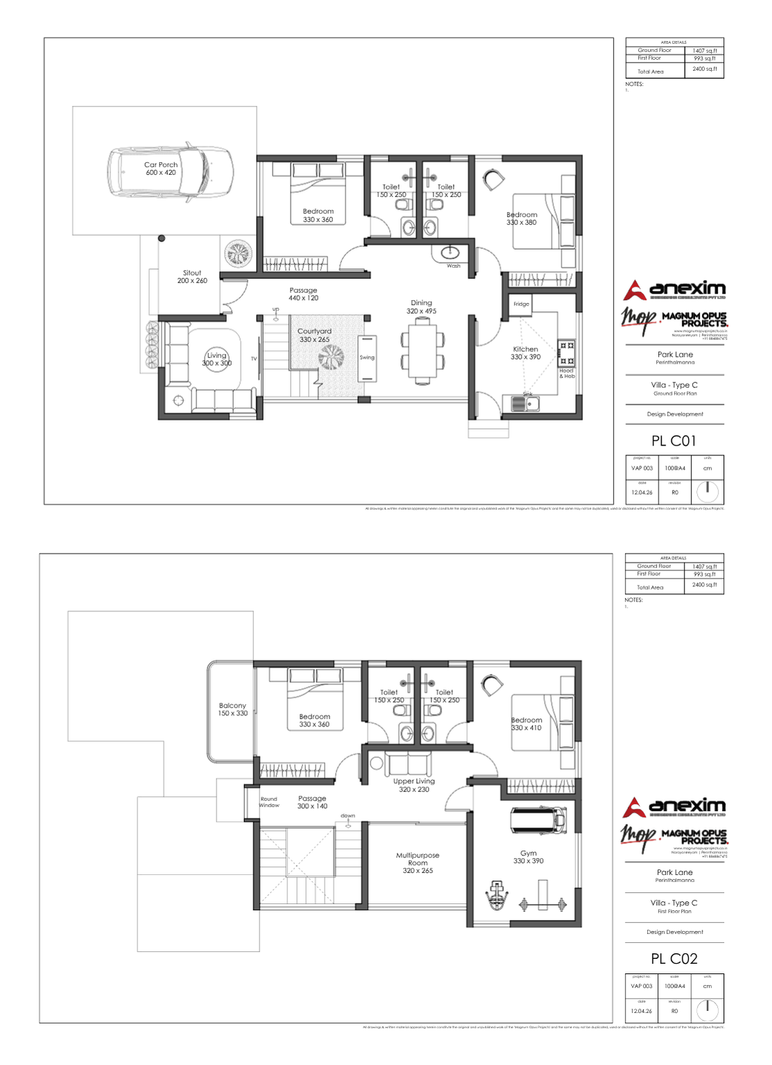Floor Plan Type B 1
